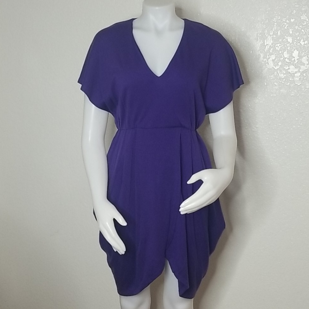 alice + olivia purple dress